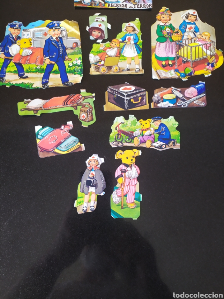 Sammeln alte gestanzte Sammelbilder: CROMOS ANTIGUOS - PICAR PALMAR - TEM&Aacute;TICA SANITARIA - HOSPITAL - PURPURINA