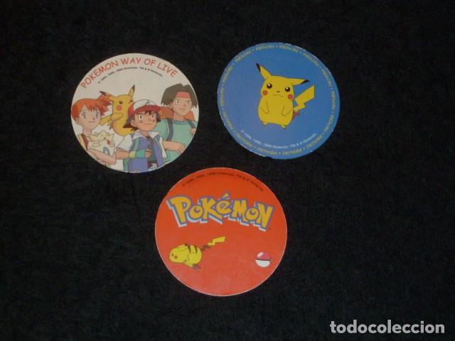 Coleccionismo cromos troquelados antiguos: Lote 3 imanes Pokemon - Foto 1
