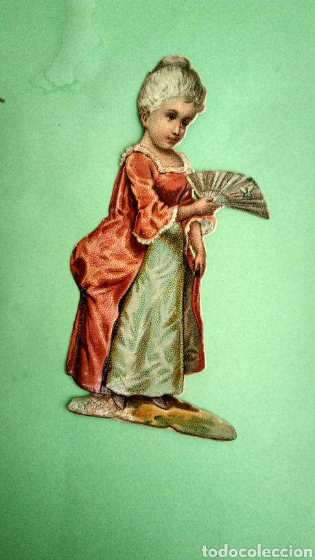 Collectable Antique Stamped Cards: Cromo troquelado, propaganda chocolates amatllet, barcelona