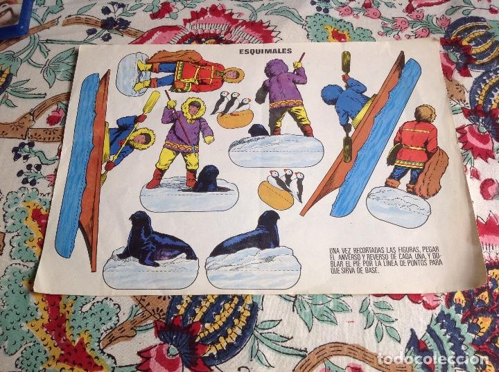 Coleccionismo cromos troquelados antiguos: L4. TROQUELADO ESQUIMALES - Foto 1
