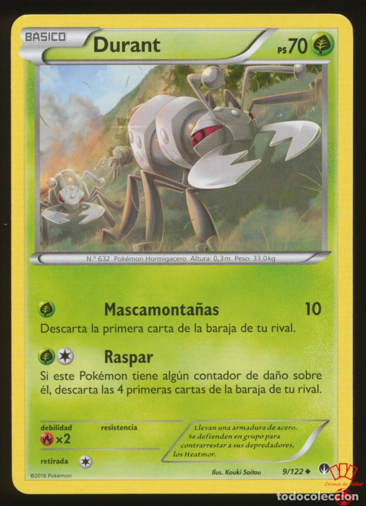 Colecionismo Cromos recortados antigos: #9/122. DURANT - XY Turbo Limite (BREAKpoint) - Pokemon Trading Card/Carta