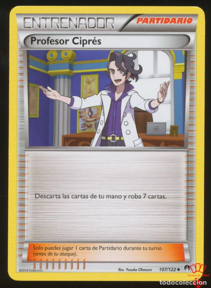 Collectionnisme Cartes &agrave; collectionner massicot&eacute;es anciennes: #107/122. PROFESOR CIPRES (SYCAMORE) - XY Turbo Limite (BREAKpoint) - Pokemon Trading Card/Carta