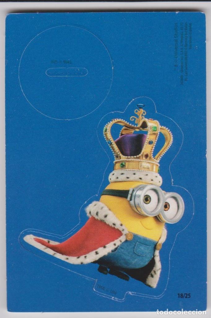 Coleccionismo cromos troquelados antiguos: THE MINIONS -- N&ordm; 18 - Foto 1