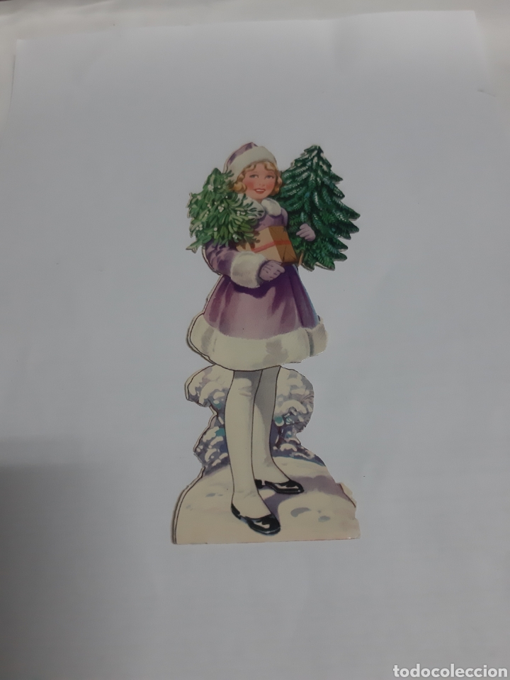 Collezionismo Figurine ritagliate antiche: Antiguo cromo troquelado