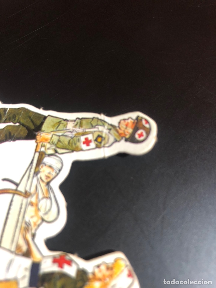 Coleccionismo cromos troquelados antiguos: LOTE 3 CROMOS TROQUELADOS EJ&Eacute;RCITO - Foto 4