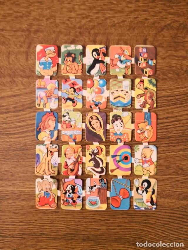 Collezionismo Figurine ritagliate antiche: L&aacute;mina de cromos troquelados Boga, serie 203