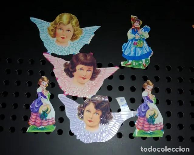 Coleccionismo Cromos troquelados antiguos: LOTE VARIADO DE CROMOS TROQUELADOS &rdquo;ANGELES Y NI&Ntilde;AS&rdquo;