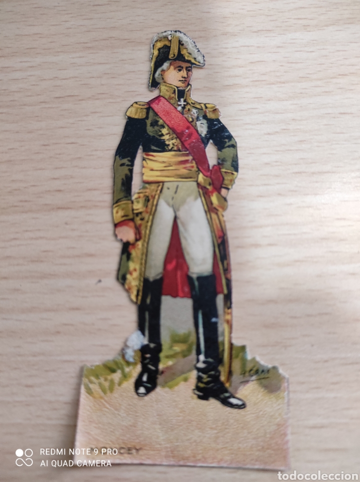 Coleccionismo cromos troquelados antiguos: Recortables ej&eacute;rcito napoleonico - Foto 1