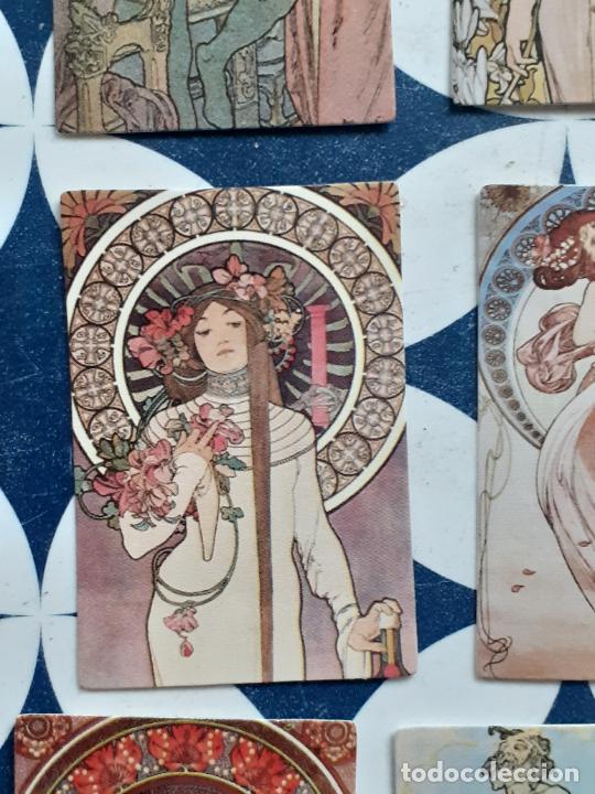 Collectable Antique Stamped Cards: mucha musha cromo vintage laminita de unos 2 x 3 cms como los cromos de anta&ntilde;p