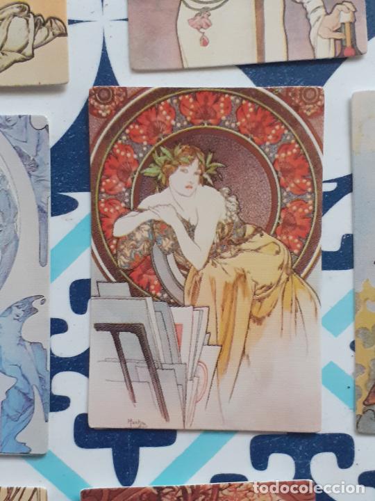 Collectable Antique Stamped Cards: mucha musha cromo vintage laminita de unos 2 x 3 cms como los cromos de anta&ntilde;o
