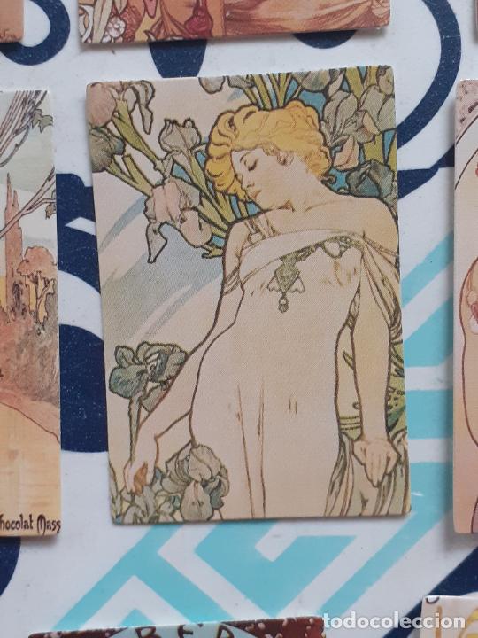Collectable Antique Stamped Cards: mucha musha cromo vintage laminita de unos 2 x 3 cms como los cromos de anta&ntilde;o