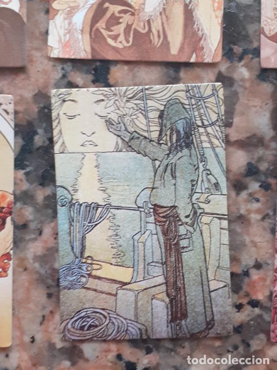 Collectable Antique Stamped Cards: mucha musha cromo vintage laminita de unos 2 x 3 cms como los cromos de anta&ntilde;o