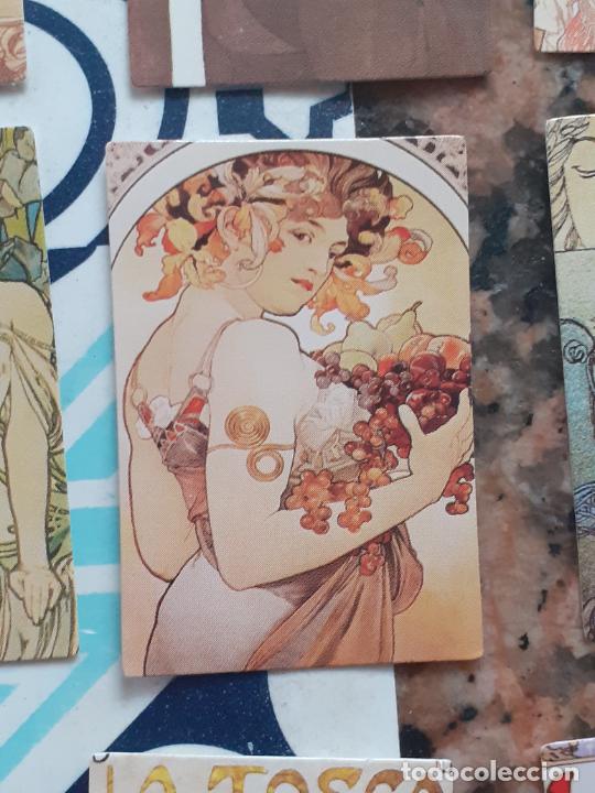 Collectable Antique Stamped Cards: mucha musha cromo vintage laminita de unos 2 x 3 cms como los cromos de anta&ntilde;o