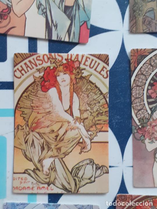 Collectable Antique Stamped Cards: mucha musha cromo vintage laminita de unos 2 x 3 cms como los cromos de anta&ntilde;o