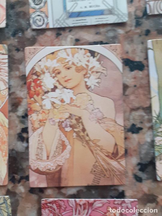 Collectable Antique Stamped Cards: mucha musha cromo vintage laminita de unos 2 x 3 cms como los cromos de anta&ntilde;o