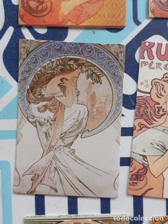 Collectable Antique Stamped Cards: mucha musha cromo vintage laminita de unos 2 x 3 cms como los cromos de anta&ntilde;o