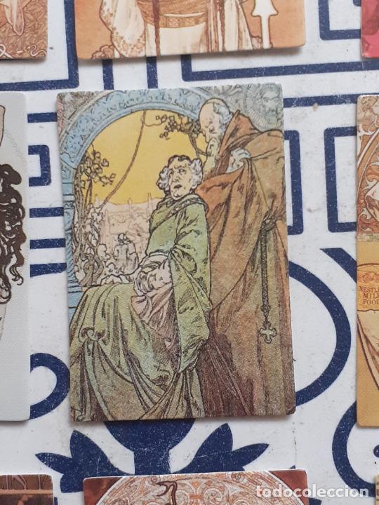 Collectable Antique Stamped Cards: mucha musha cromo vintage laminita de unos 2 x 3 cms como los cromos de anta&ntilde;o