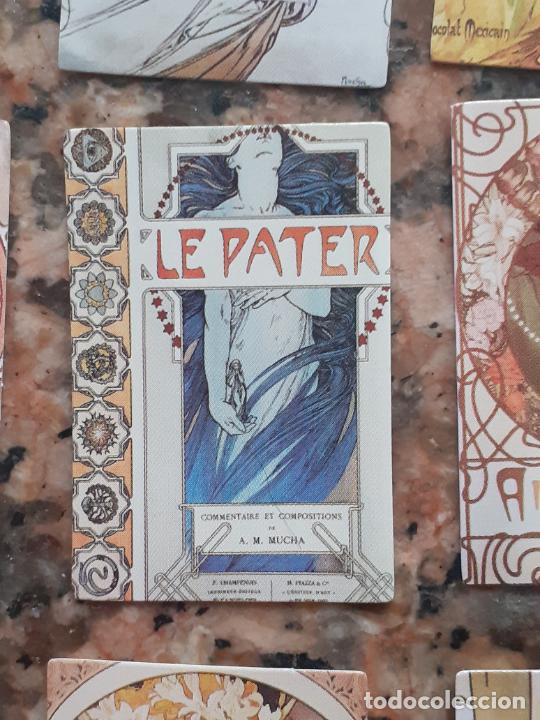 Collectable Antique Stamped Cards: mucha musha cromo vintage laminita de unos 2 x 3 cms como los cromos de anta&ntilde;o