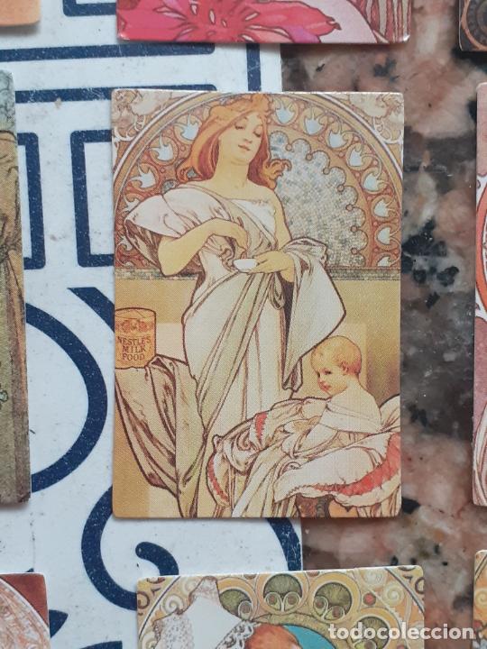 Collectable Antique Stamped Cards: mucha musha cromo vintage laminita de unos 2 x 3 cms como los cromos de anta&ntilde;o