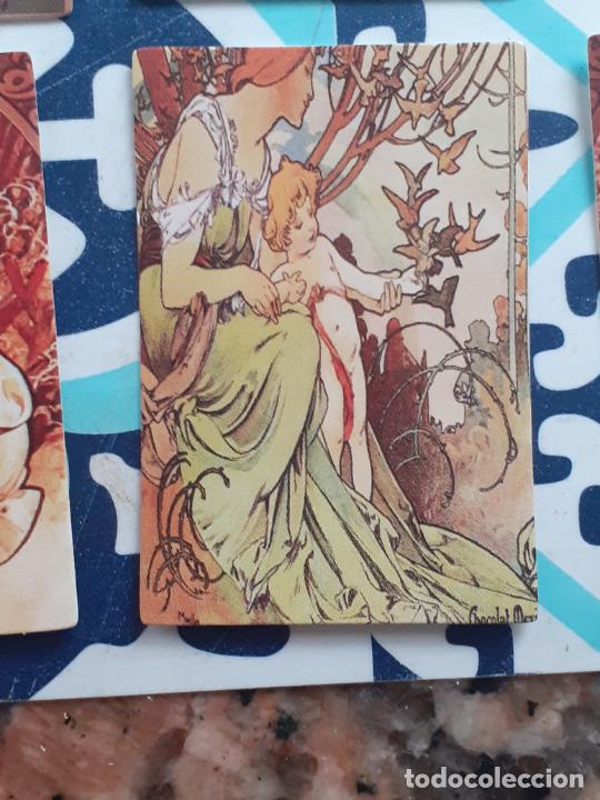 Collectable Antique Stamped Cards: mucha musha cromo vintage laminita de unos 2 x 3 cms como los cromos de anta&ntilde;o