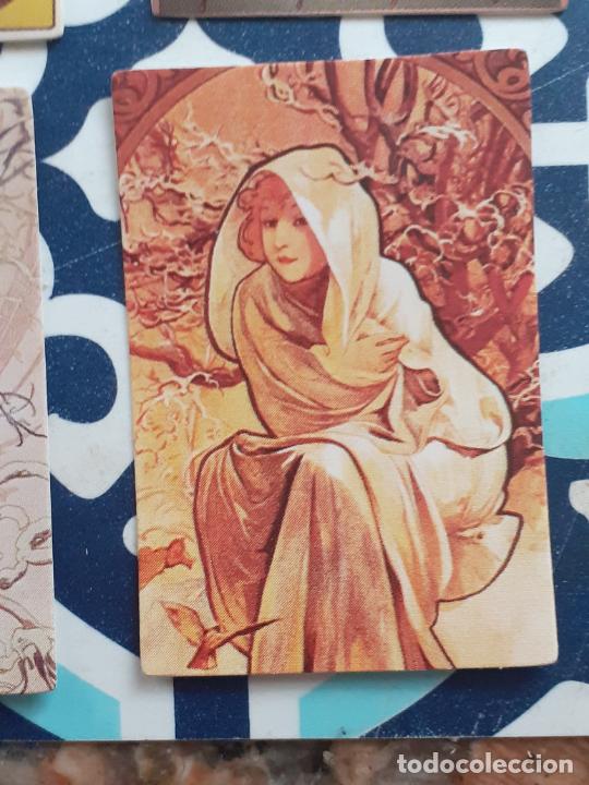 Collectable Antique Stamped Cards: mucha musha cromo vintage laminita de unos 2 x 3 cms como los cromos de anta&ntilde;o
