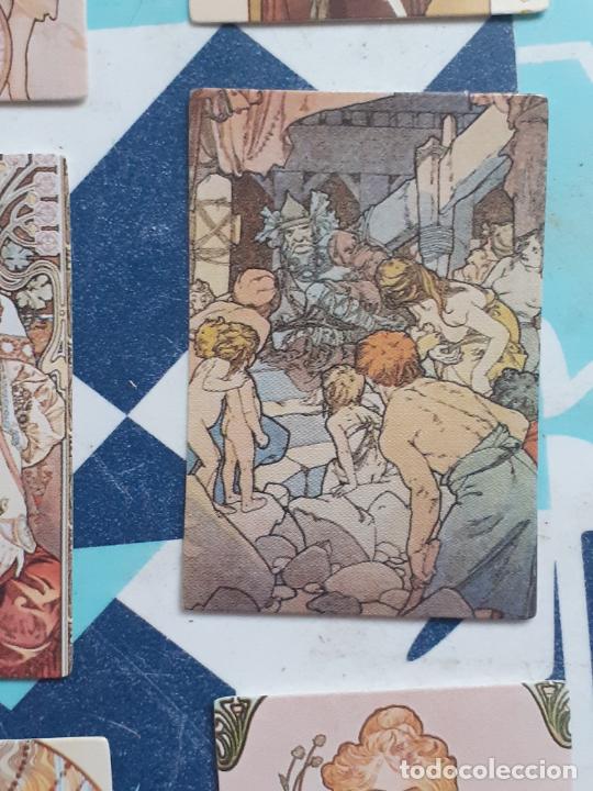Collectable Antique Stamped Cards: mucha musha cromo vintage laminita de unos 2 x 3 cms como los cromos de anta&ntilde;o