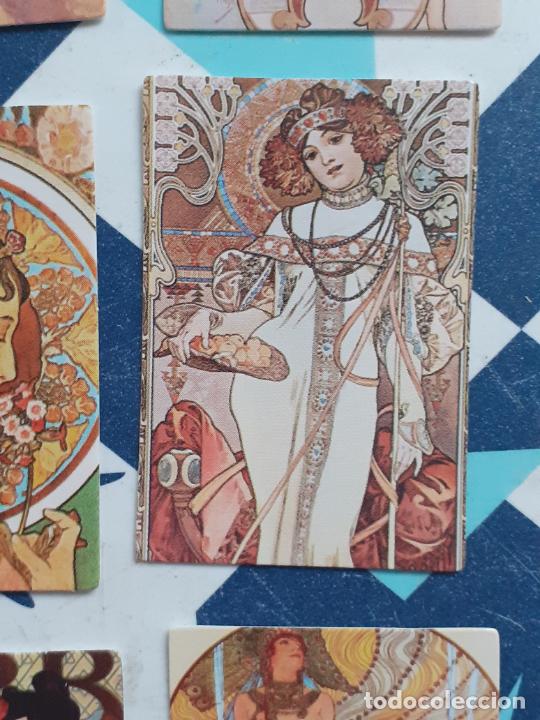 Collectable Antique Stamped Cards: mucha musha cromo vintage laminita de unos 2 x 3 cms como los cromos de anta&ntilde;o