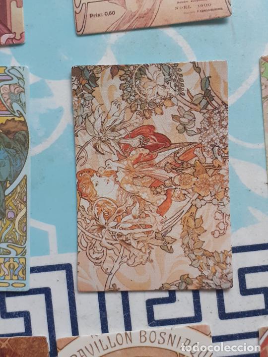 Collectable Antique Stamped Cards: mucha musha cromo vintage laminita de unos 2 x 3 cms como los cromos de anta&ntilde;o