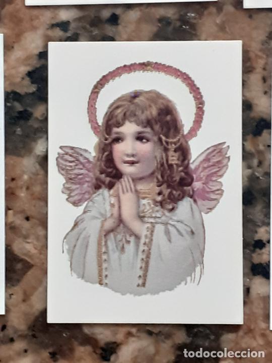 Colecionismo Cromos recortados antigos: angeles angel cupido querubines cromo vintage laminita de unos 2 x 3 cms como los cromos de anta&ntilde;o