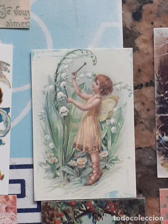 Sammeln alte gestanzte Sammelbilder: angeles angel cupido querubines cromo vintage laminita de unos 2 x 3 cms como los cromos de anta&ntilde;o