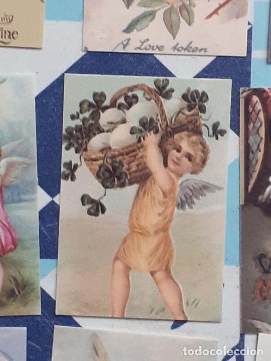 Sammeln alte gestanzte Sammelbilder: angeles angel cupido querubines cromo vintage laminita de unos 2 x 3 cms como los cromos de anta&ntilde;o