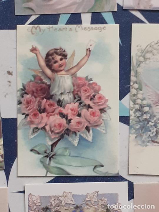 Sammeln alte gestanzte Sammelbilder: angeles angel cupido querubines cromo vintage laminita de unos 2 x 3 cms como los cromos de anta&ntilde;o