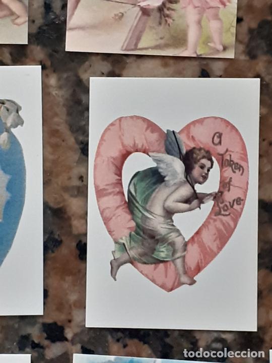 Sammeln alte gestanzte Sammelbilder: angeles angel cupido querubines cromo vintage laminita de unos 2 x 3 cms como los cromos de anta&ntilde;o