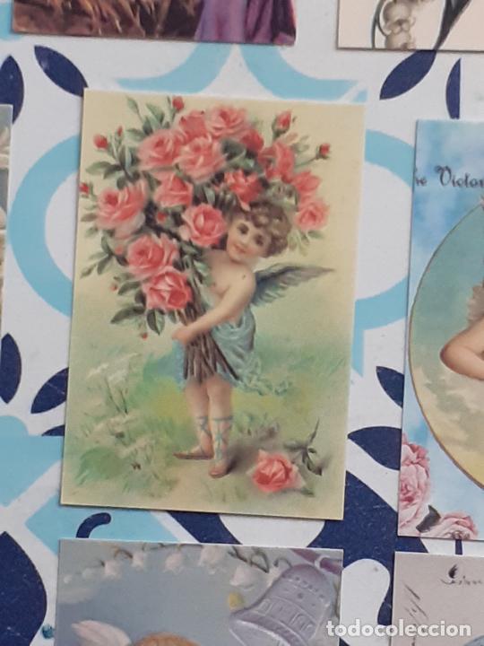Sammeln alte gestanzte Sammelbilder: angeles angel cupido querubines cromo vintage laminita de unos 2 x 3 cms como los cromos de anta&ntilde;o