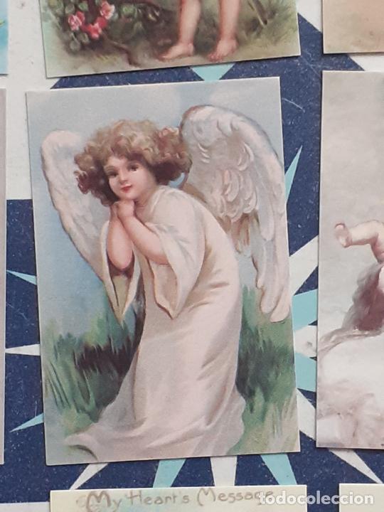 Sammeln alte gestanzte Sammelbilder: angeles angel cupido querubines cromo vintage laminita de unos 2 x 3 cms como los cromos de anta&ntilde;o