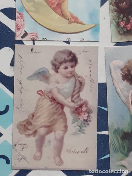 Sammeln alte gestanzte Sammelbilder: angeles angel cupido querubines cromo vintage laminita de unos 2 x 3 cms como los cromos de anta&ntilde;o