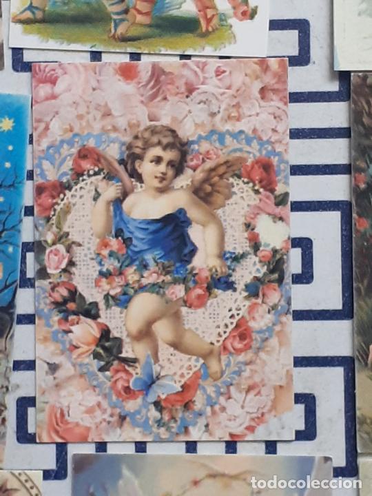 Sammeln alte gestanzte Sammelbilder: angeles angel cupido querubines cromo vintage laminita de unos 2 x 3 cms como los cromos de anta&ntilde;o