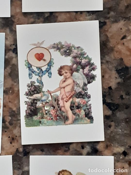 Sammeln alte gestanzte Sammelbilder: angeles angel cupido querubines cromo vintage laminita de unos 2 x 3 cms como los cromos de anta&ntilde;o