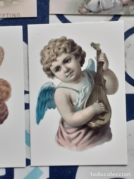 Sammeln alte gestanzte Sammelbilder: angeles angel cupido querubines cromo vintage laminita de unos 2 x 3 cms como los cromos de anta&ntilde;o