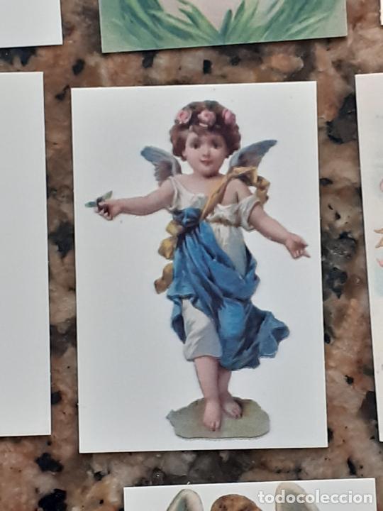 Sammeln alte gestanzte Sammelbilder: angeles angel cupido querubines cromo vintage laminita de unos 2 x 3 cms como los cromos de anta&ntilde;o