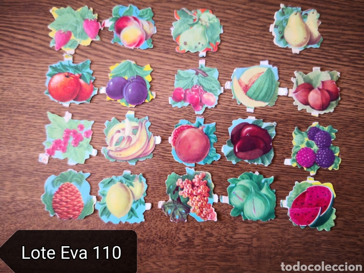 Colecionismo Cromos recortados antigos: ESCASISIMO LOTE DE CROMOS TROQUELADOS SUELTOS DE EVA N&deg;110.LEE DESCRIPCI&Oacute;N