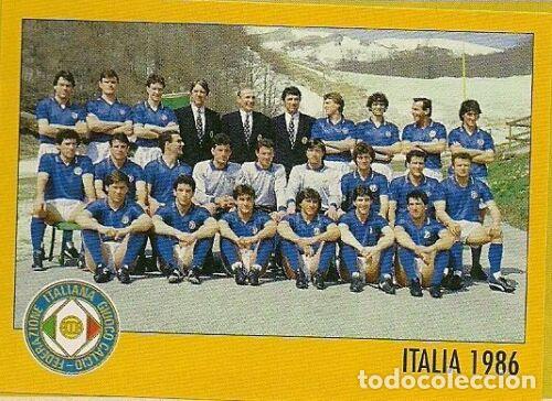 Colecionismo Cromos recortados antigos: Figurina - Azzurri con IP Figurine Merlin - squadra italia 1986 - - Nuova -Ed Merlin - ITALIA - M