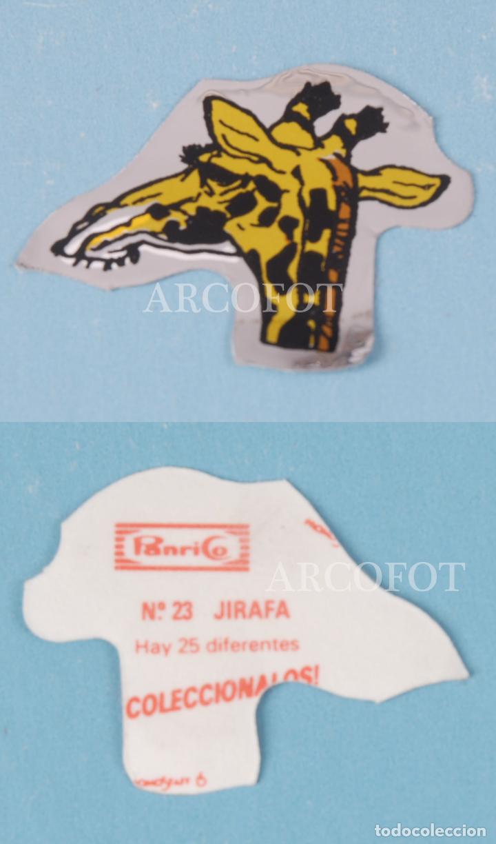 Collezionismo Figurine ritagliate antiche: Antiguo cromo TROQUELADO PANRICO n&ordm; 23 - JIRAFA