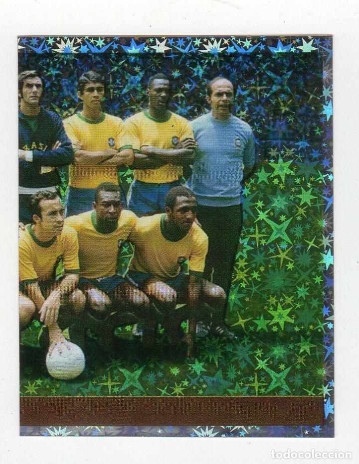 Collezionismo Figurine ritagliate antiche: Figurina - DS - France 98 - Squadra Brasile 1970 N.3 parte seconda - Nuova - ITALIA - DS Srl Moden