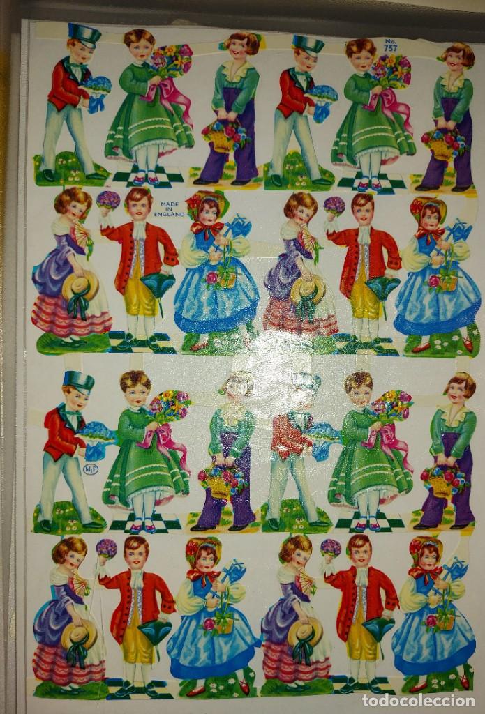 Collectable Antique Stamped Cards: LAMINA CROMOS TROQUELADOS O PICAR