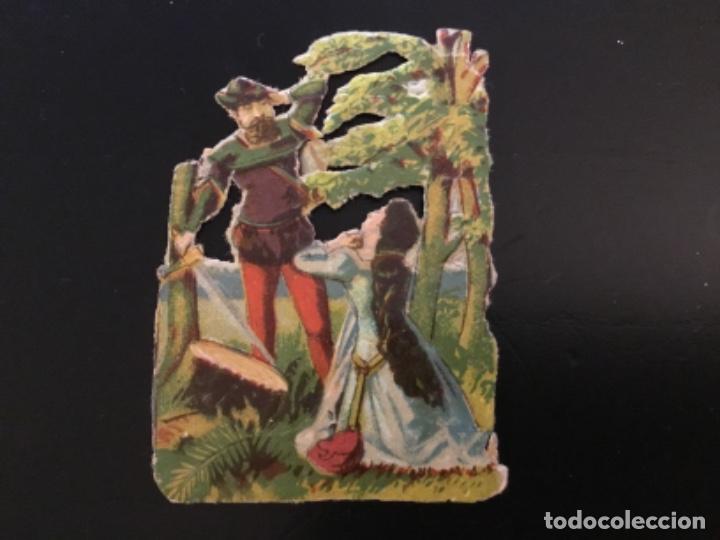Collectionnisme Cartes &agrave; collectionner massicot&eacute;es anciennes: Cromo antiguo troquelado relieve Litografiado barnizado publicidad Jer&oacute;nimo Verdes
