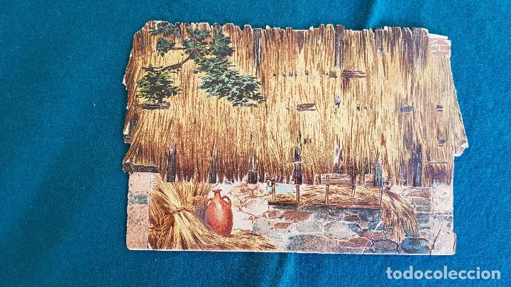 Collectionnisme Cartes &agrave; collectionner massicot&eacute;es anciennes: BARRACA DE CARTON TROQUELADA Y DESPLEGABLE - RW