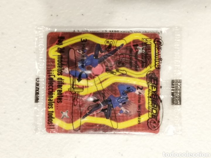 Coleccionismo cromos troquelados antiguos: Beyblade Helix Spinner Gusanitos - Foto 1