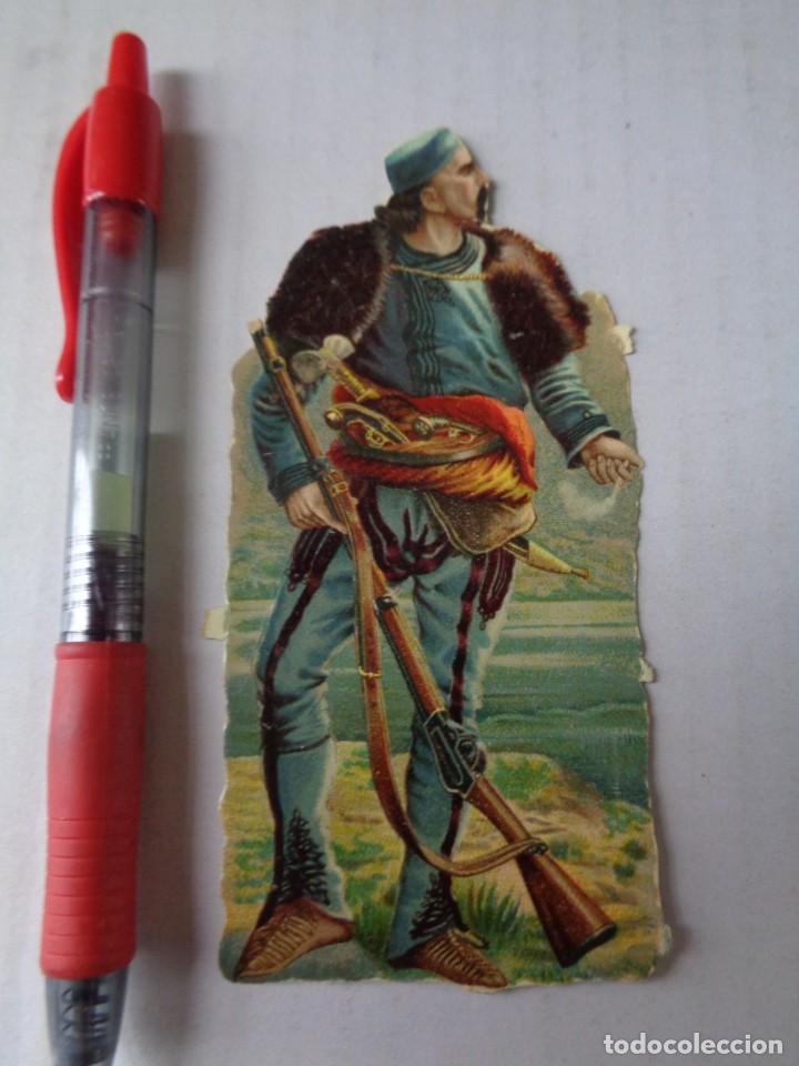 Sammeln alte gestanzte Sammelbilder: PRECIOSO CROMO TROQUELADO ANTIGUO ** SIGLO S. XIX ** ORIGINAL ** TURCO ** TURKOMAN