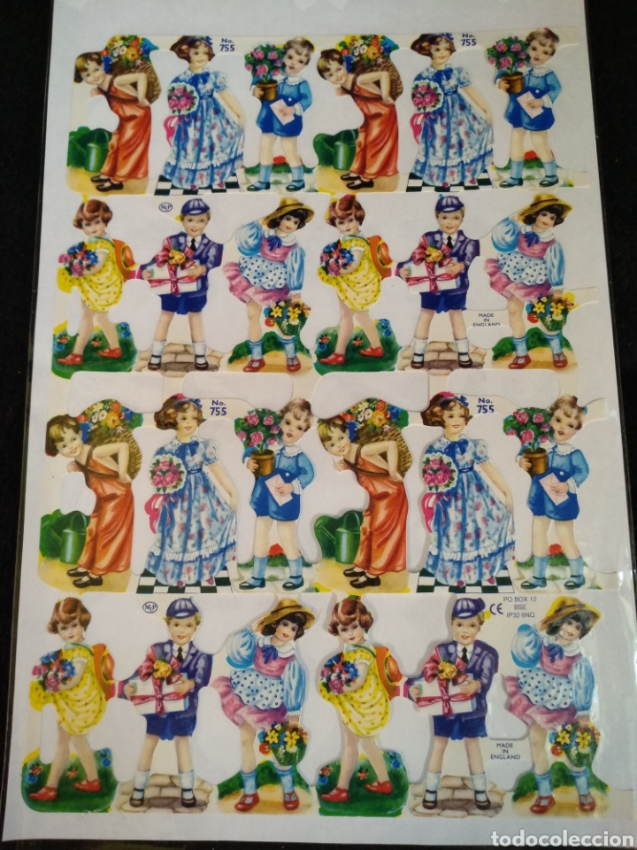 Coleccionismo cromos troquelados antiguos: Cromos troquelados de picar, MLP - Foto 1
